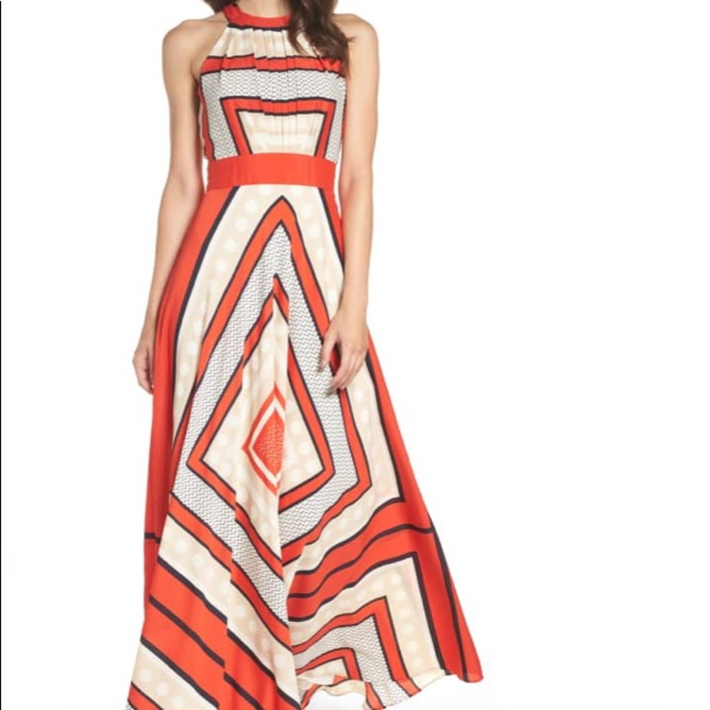 Elegant Scarf  Maxi Dress by Eliza